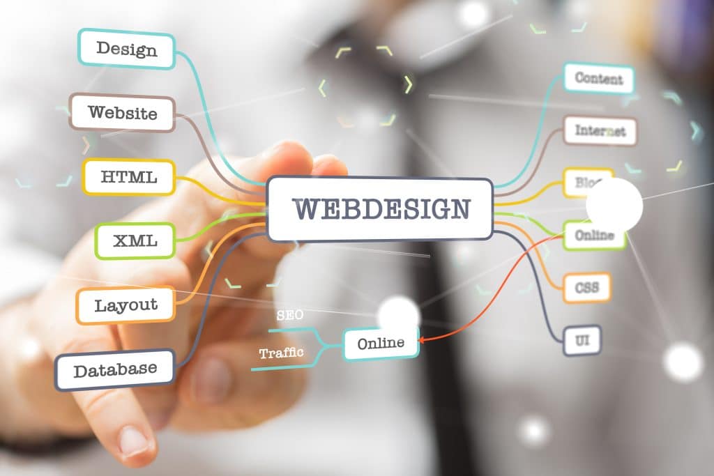 Illustration of a diagram floating in the air